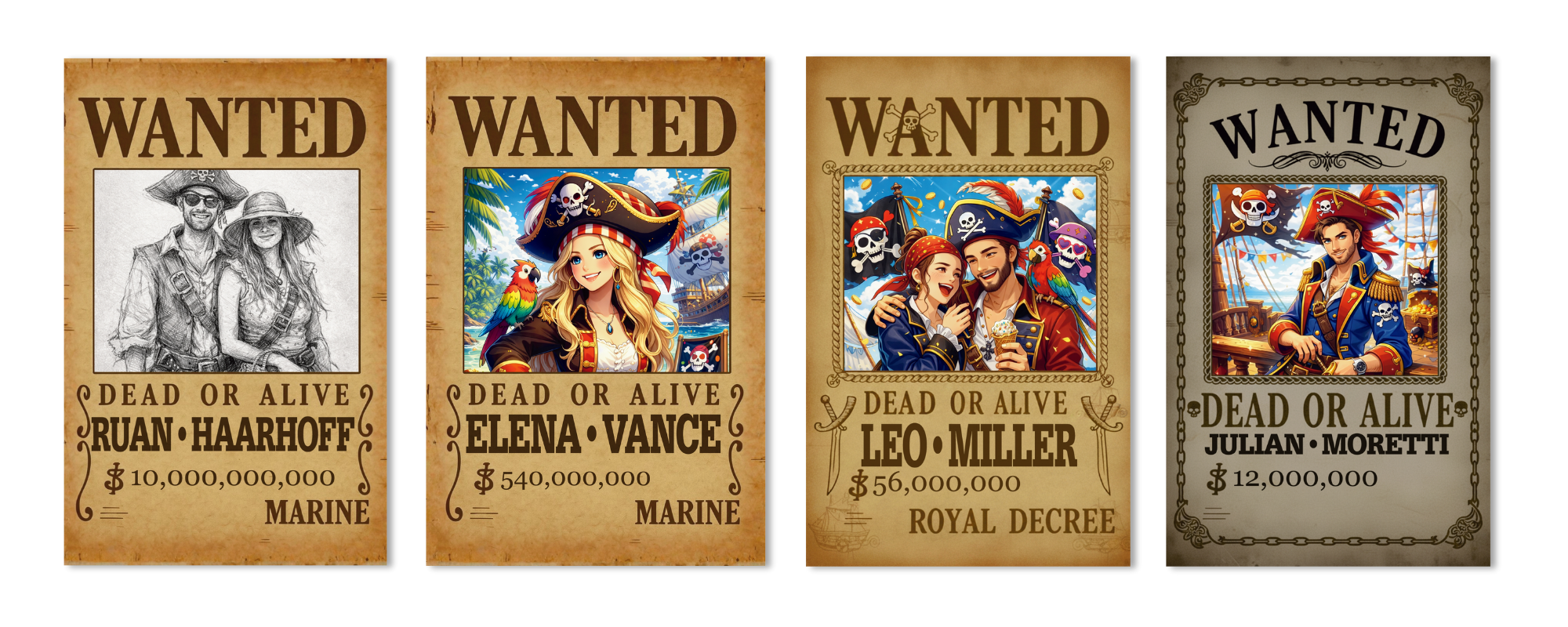 Custom Wanted Poster